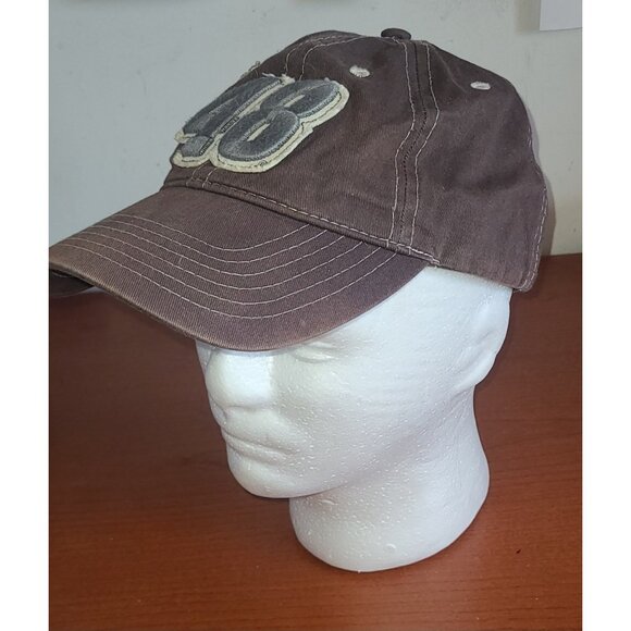 #48 NASCAR Baseball Cap Hat Jimmie Johnson Brown Adjustable - Picture 2 of 8